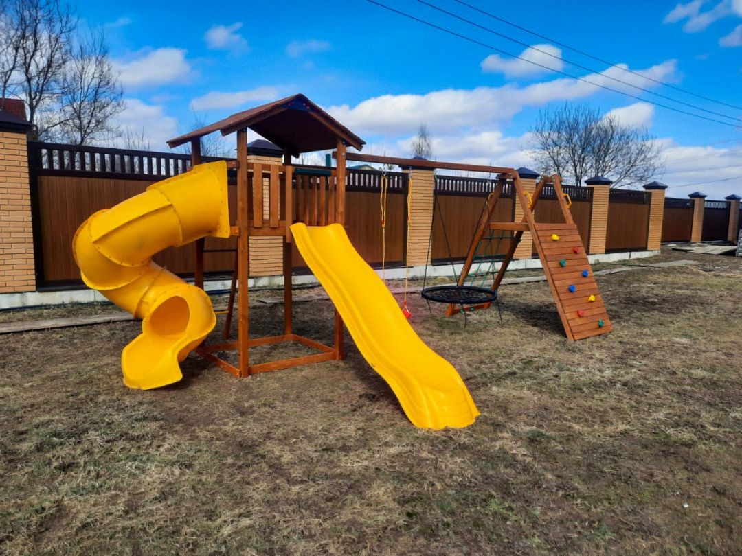 Детская деревянная площадка Jungle Cottage JC11